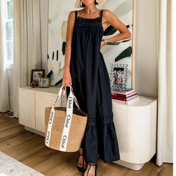 J. Crew Dresses & Skirts - New w Tag: J Crew Athena Dress in Cotton Poplin. Maxi. Size Medium